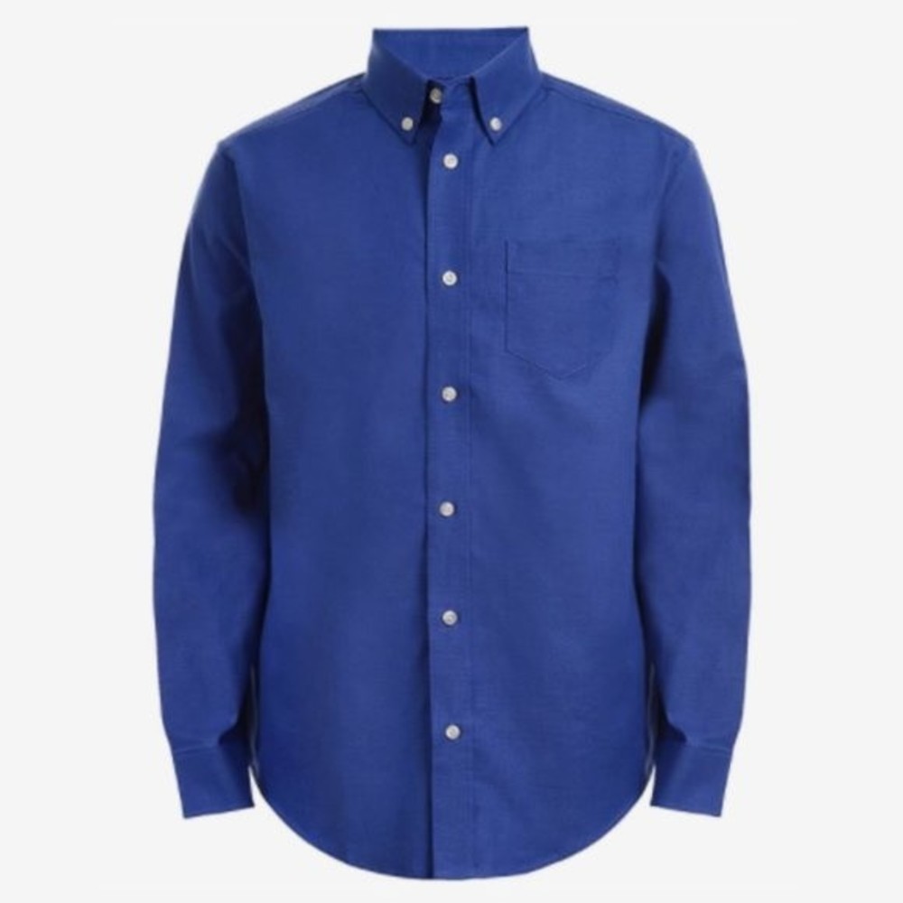 CHAPS Long Sleeve Oxford Button-down Dress Shirt